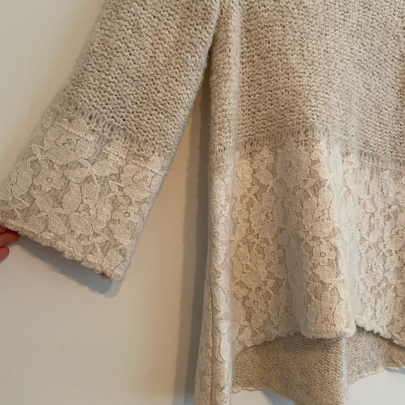 EUC Knitted and Knotted Felted Lace Pullov… - Picture 4 of 9